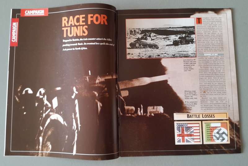 WW2 "Images Of War" Issue 19 (Tunisia) With Campaign Map And Newspaper Copy.