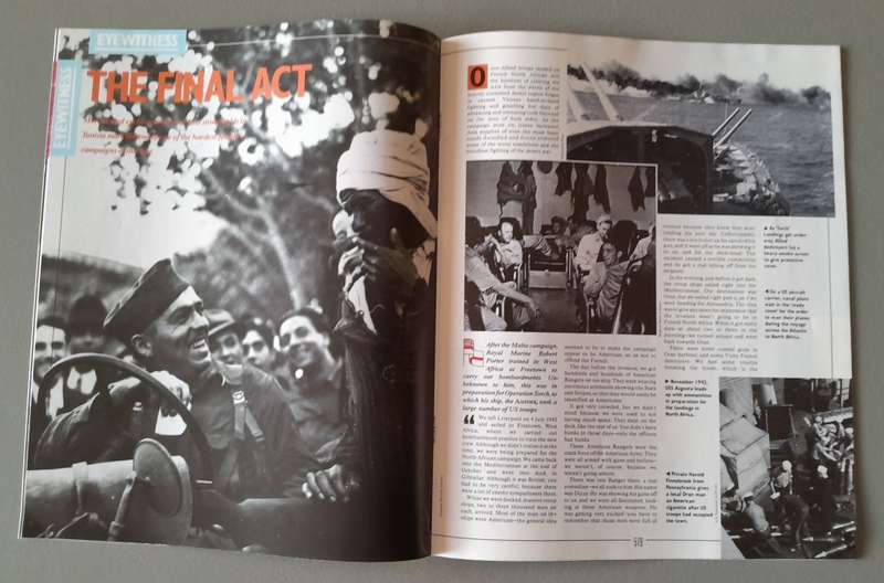 WW2 "Images Of War" Issue 19 (Tunisia) With Campaign Map And Newspaper Copy.