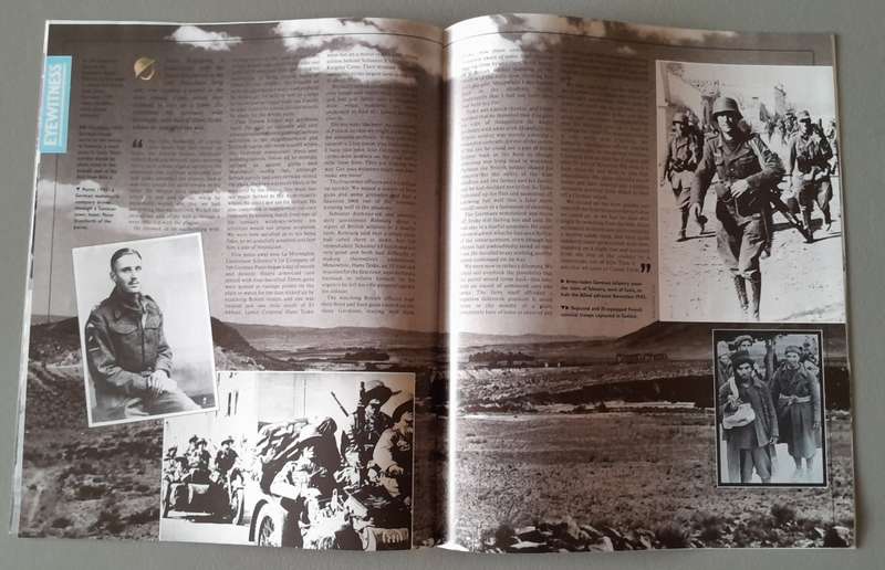 WW2 "Images Of War" Issue 19 (Tunisia) With Campaign Map And Newspaper Copy.