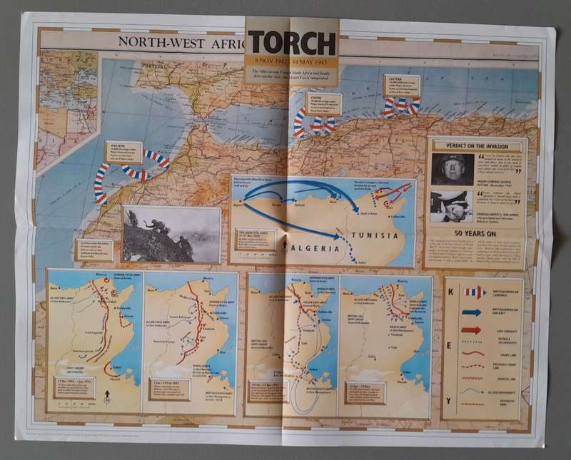 WW2 "Images Of War" Issue 19 (Tunisia) With Campaign Map And Newspaper Copy.
