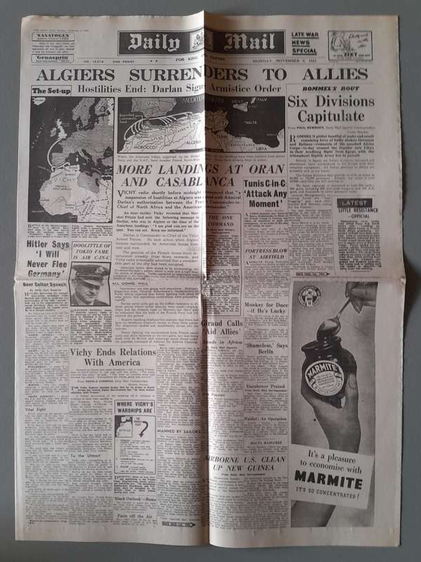 WW2 "Images Of War" Issue 19 (Tunisia) With Campaign Map And Newspaper Copy.