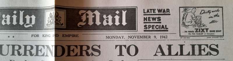 WW2 "Images Of War" Issue 19 (Tunisia) With Campaign Map And Newspaper Copy.