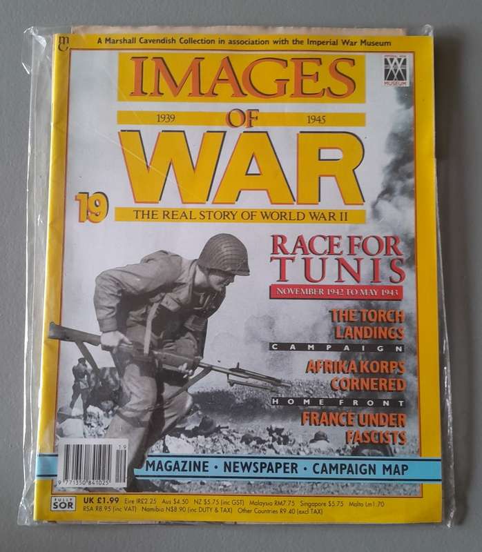 WW2 "Images Of War" Issue 19 (Tunisia) With Campaign Map And Newspaper Copy.