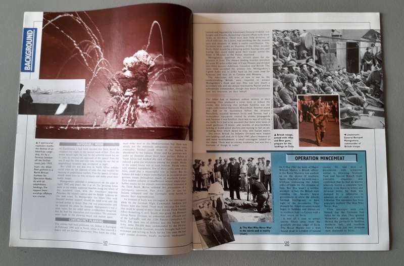WW2 "Images Of War" Issue 22 (Sicily) With Campaign Map And Newspaper Copy.