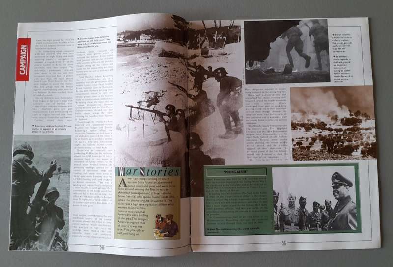 WW2 "Images Of War" Issue 22 (Sicily) With Campaign Map And Newspaper Copy.