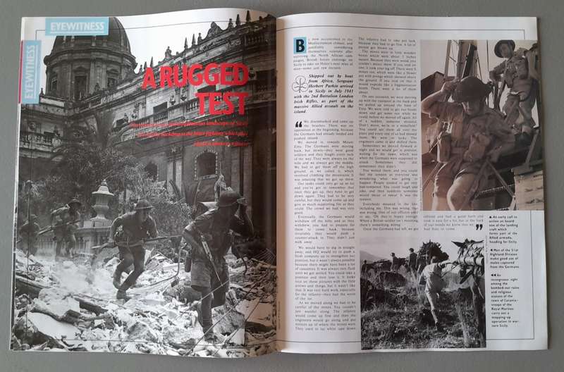 WW2 "Images Of War" Issue 22 (Sicily) With Campaign Map And Newspaper Copy.