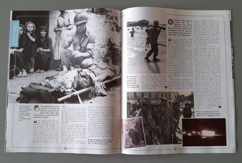WW2 "Images Of War" Issue 22 (Sicily) With Campaign Map And Newspaper Copy.