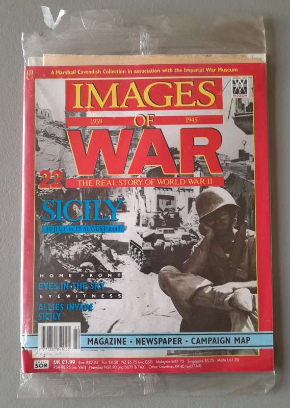 WW2 "Images Of War" Issue 22 (Sicily) With Campaign Map And Newspaper Copy.