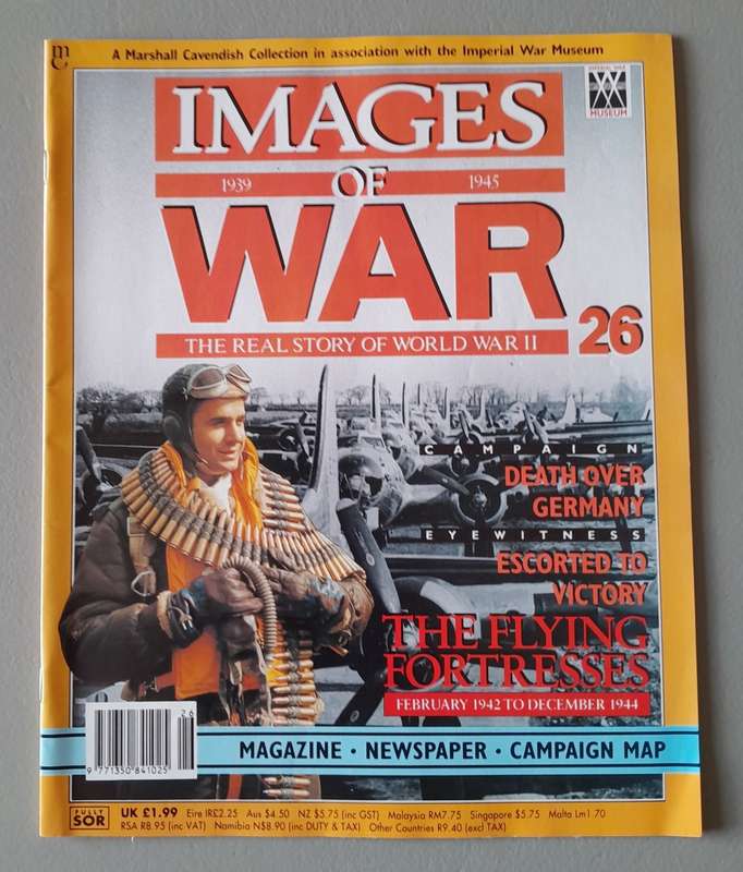 WW2 "Images Of War" Issue 26 (US Air Force) With Campaign Map And Newspaper Copy.