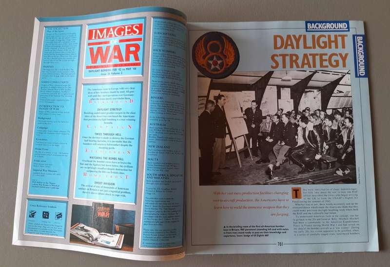 WW2 "Images Of War" Issue 26 (US Air Force) With Campaign Map And Newspaper Copy.