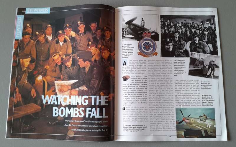 WW2 "Images Of War" Issue 26 (US Air Force) With Campaign Map And Newspaper Copy.