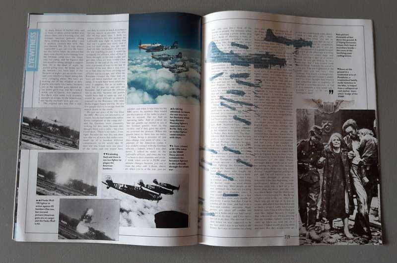 WW2 "Images Of War" Issue 26 (US Air Force) With Campaign Map And Newspaper Copy.