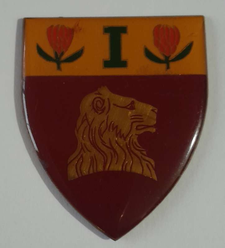 SADF 1 Regiment De La Rey Shoulder Flash.  No Pins.