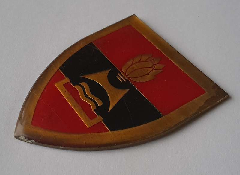 SADF 2 Field Engineer Regiment Shoulder Flash.  No Pins.