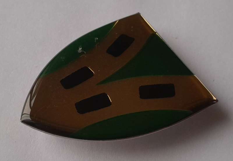 SADF 4 Vehicle Reserve Park (4VRP) Unit Shoulder Flash.  All Pins Intact.