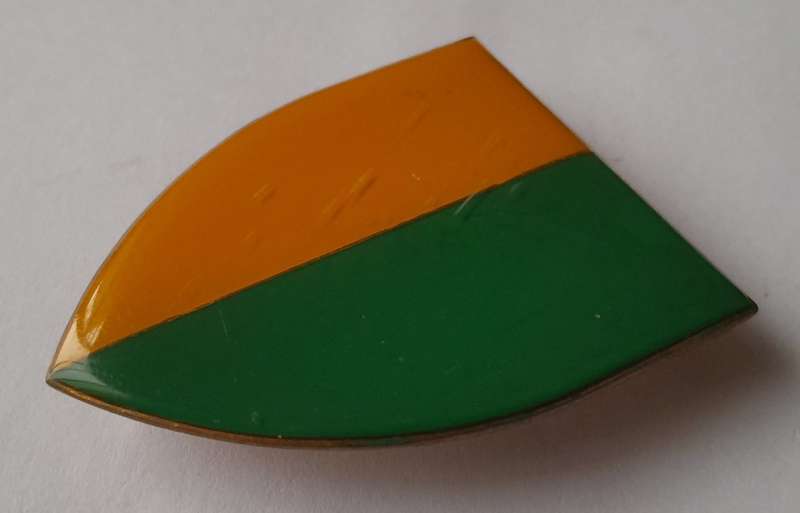 SADF 7 South African Infantry Division Shoulder Flash.  All Pins Intact.