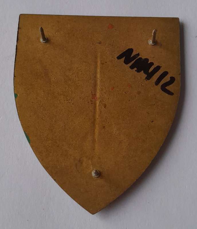 SADF 7 South African Infantry Division Shoulder Flash.  All Pins Intact.