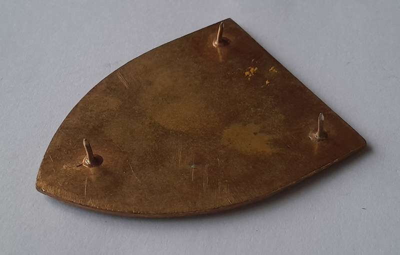 SADF 7 South African Division Shoulder Flash (from 1992).  All Pins Intact.