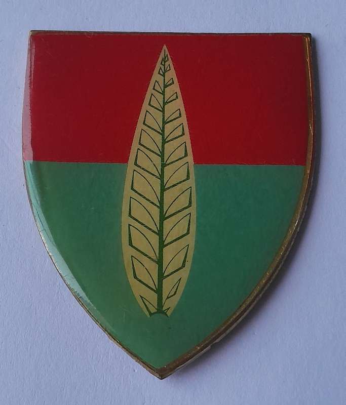 SADF 10 Anti-Aircraft Regiment Shoulder Flash.  No Pins.