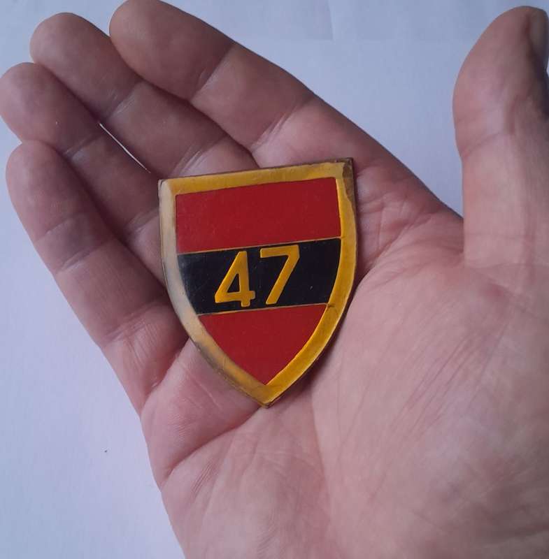 SADF 47 Survey Squadron Shoulder Flash.  No Pins.