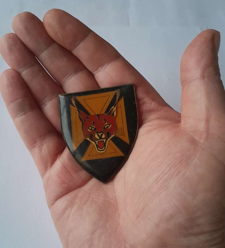 SADF 7 South African Infantry (7 SAI) Battalion Shoulder Flash.  No Pins.