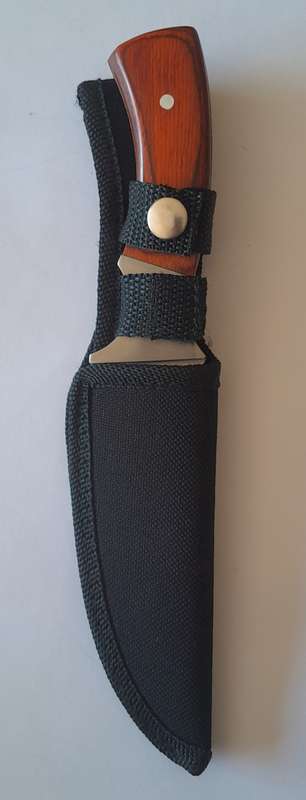 U.S.A. Saber Hunting / Skinning Knife with Belt Sheath.  22cm.