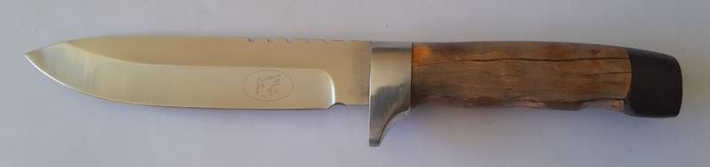 U.S.A Saber Columbia Wolf Survival Knife with Belt Sheath.  25cm.