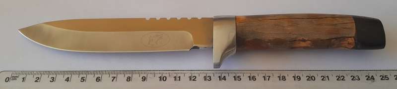 U.S.A Saber Columbia Wolf Survival Knife with Belt Sheath.  25cm.
