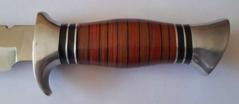 U.S.A. Saber Columbia 440C Tactical Knife with Belt Sheath.  30.5cm.