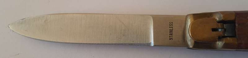 "Reserved" Rare Lever Lock Hunter Folding Knife. 18.5cm.