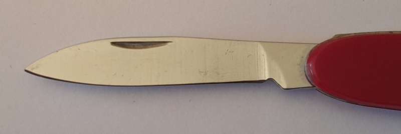 Vintage Folding Pocket Knife.  "NHSV" Coat-of-Arms.  16.5cm.