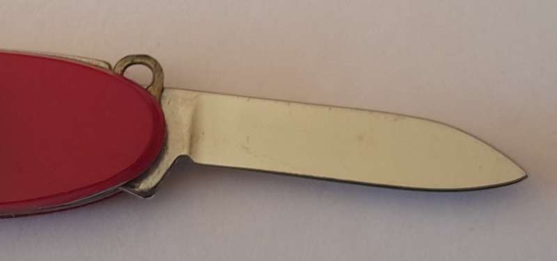 Vintage Folding Pocket Knife.  "NHSV" Coat-of-Arms.  16.5cm.
