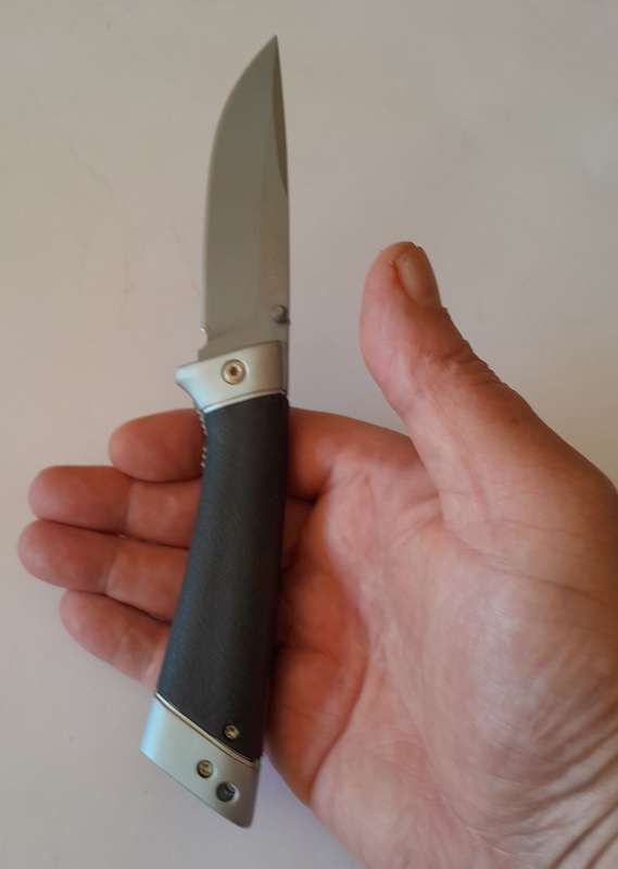 Gerber Folding Hunter's Knife with Pouch.  22cm.