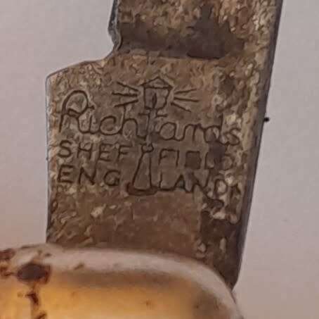 Vintage Richards, Sheffield Single Blade Mini Pocket Knife. "Cape Town".  11cm.
