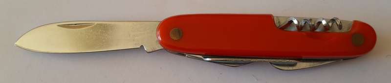 Vintage Folding Multi-Tool Camping Knife.