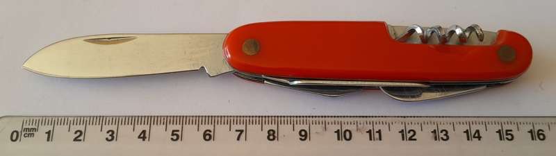 Vintage Folding Multi-Tool Camping Knife.