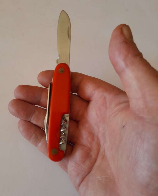 Vintage Folding Multi-Tool Camping Knife.