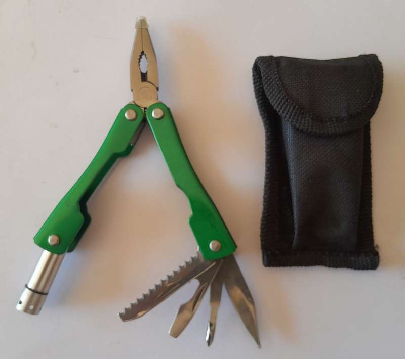 All-Steel Multi-Function Pliers with Pouch.