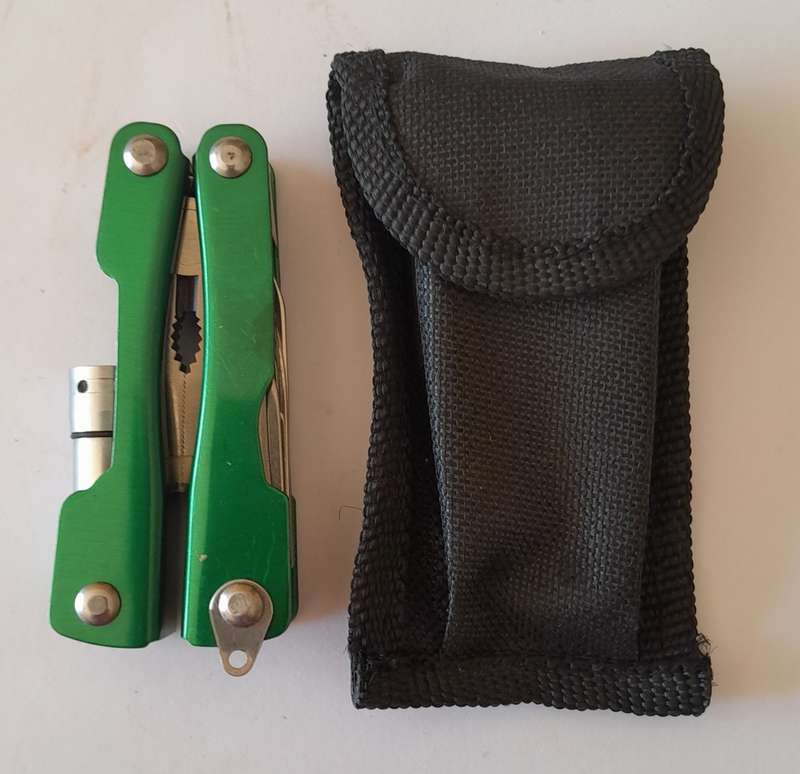 All-Steel Multi-Function Pliers with Pouch.