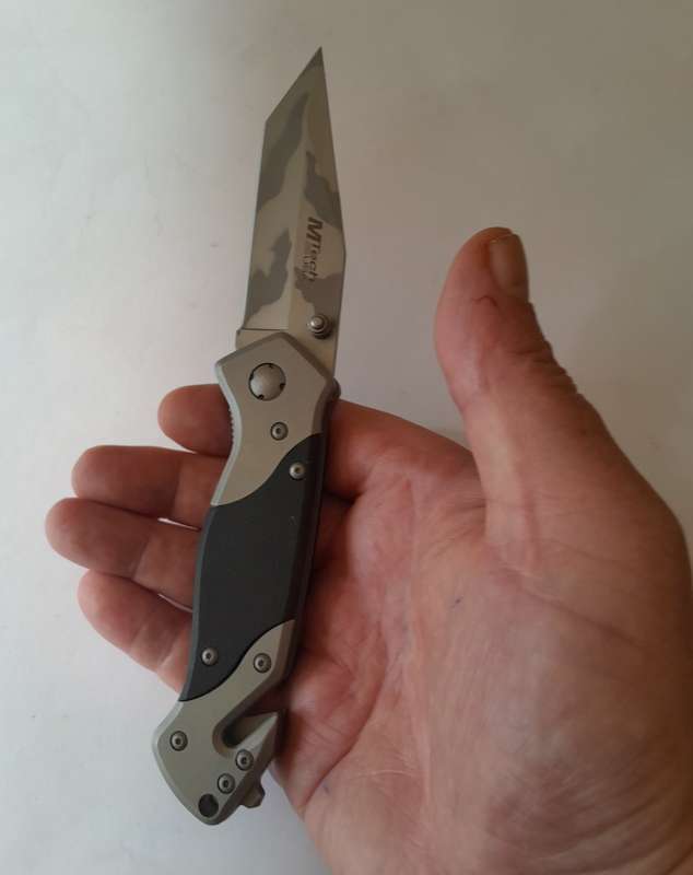 MTech, USA Tactical Rescue Folding Knife.  21cm.