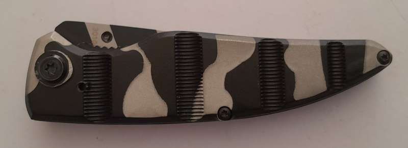 Columbia Scorpion King Mimetic Folding Knife.  18cm.