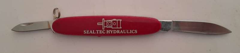 Vintage "Sealtec Hydraulics" Advertising Pocket Knife.  17cm.