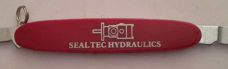 Vintage "Sealtec Hydraulics" Advertising Pocket Knife.  17cm.
