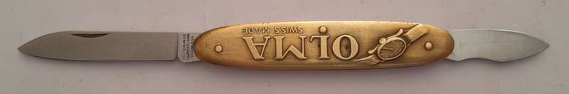 Rare Vintage Victoronix "Olma Watches" Advertising Pocket Knife.  17.5cm.