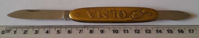 Rare Vintage Victoronix "Olma Watches" Advertising Pocket Knife.  17.5cm.