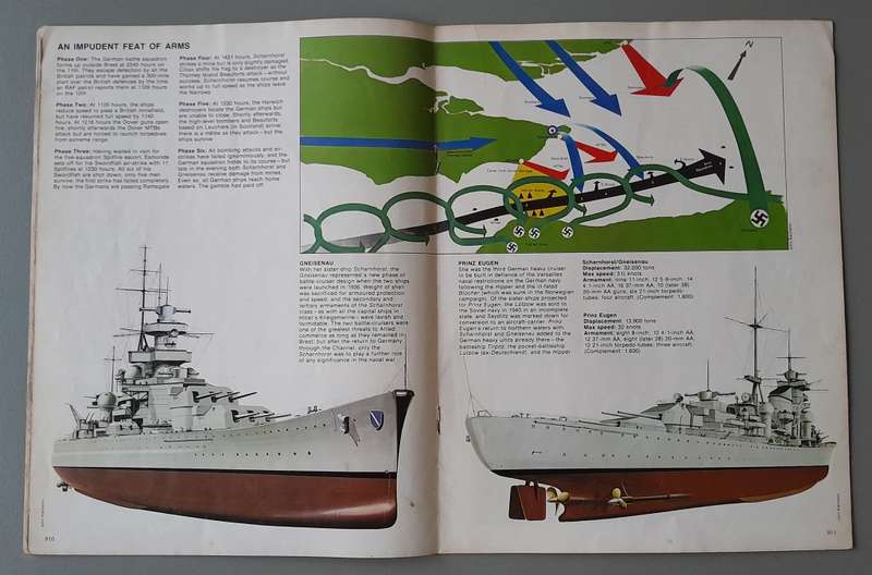 Vintage Purnell's "History Of The Second World War".  1000 Bomber Raid.