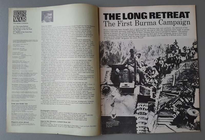 Vintage Purnell's "History Of The Second World War".  Banzai.