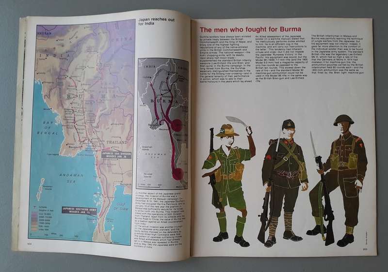 Vintage Purnell's "History Of The Second World War".  Banzai.