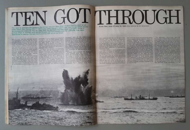 Vintage Purnell's "History Of The Second World War".  Showdown At Midway.