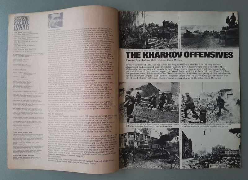 Vintage Purnell's "History Of The Second World War".  Siege Of Sebastopol..